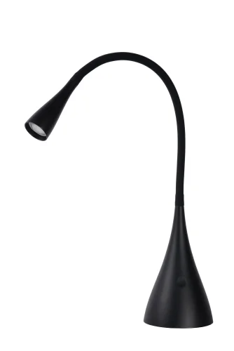 Настольная лампа LED Zozy 18656/03/30 Lucide чёрная 1 лампа, основание чёрное металл в стиле современный  фото 2